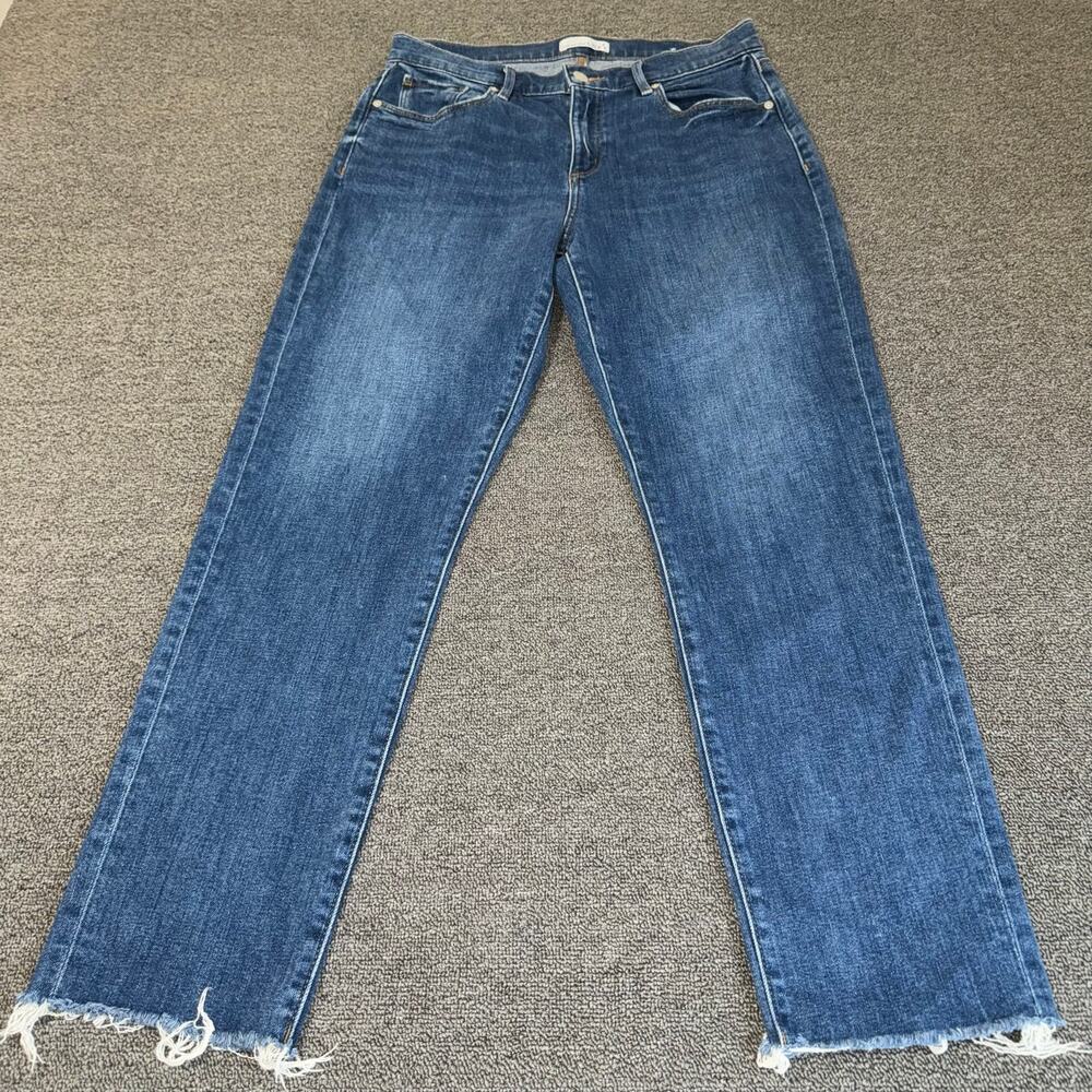 LOFT Denim The Super Soft Girlfriend Jean Women's Size 8/29 Blue Medium Wash